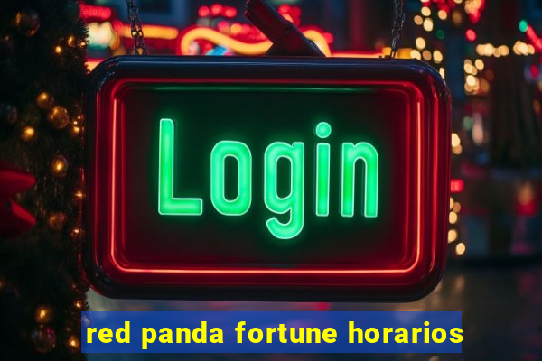 red panda fortune horarios